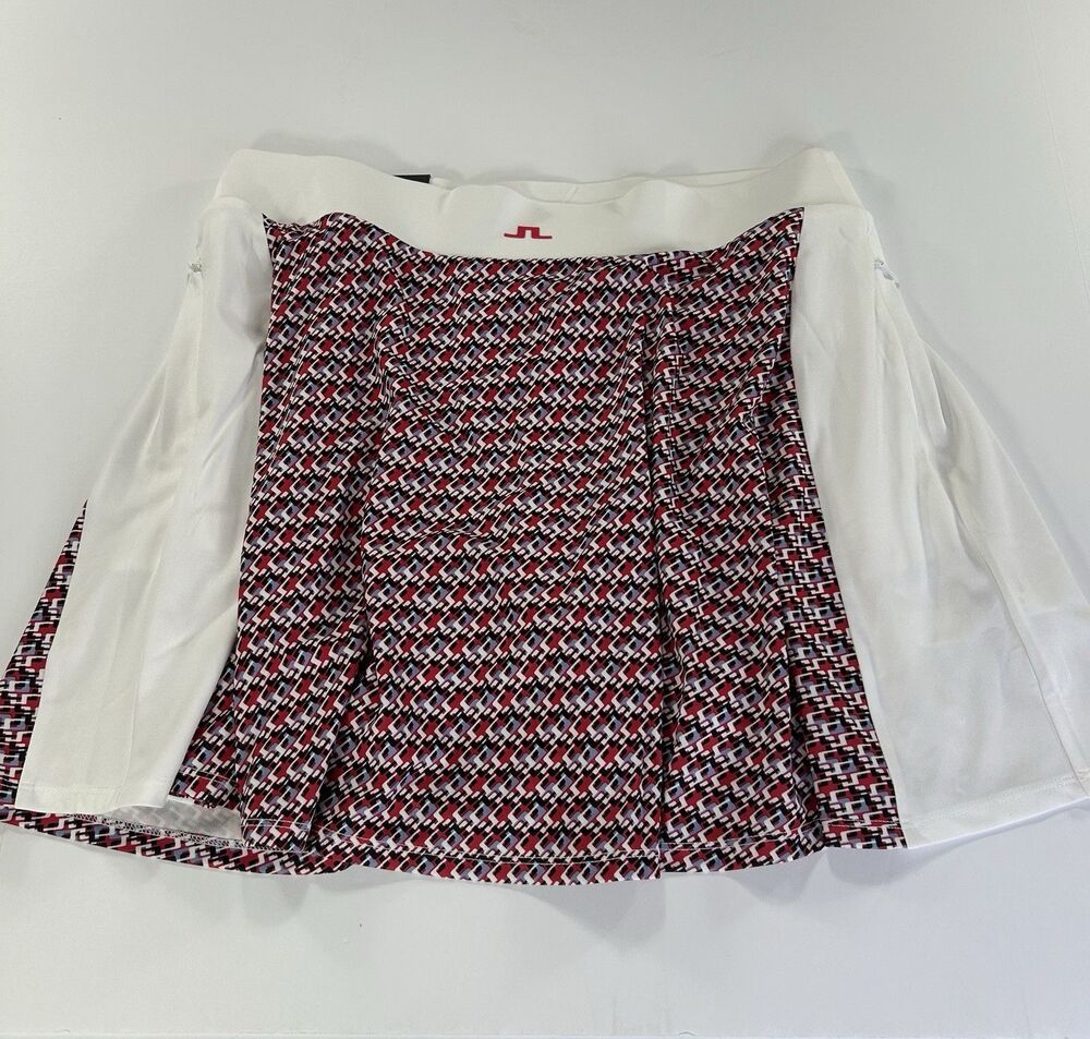J. Lindeberg Womens Size XL Jenny Print Golf Skort Tennis